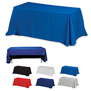 "Preakness Six" 3-Sided Economy Table Covers & Table Throws -Blanks / Fits 6 ft Table